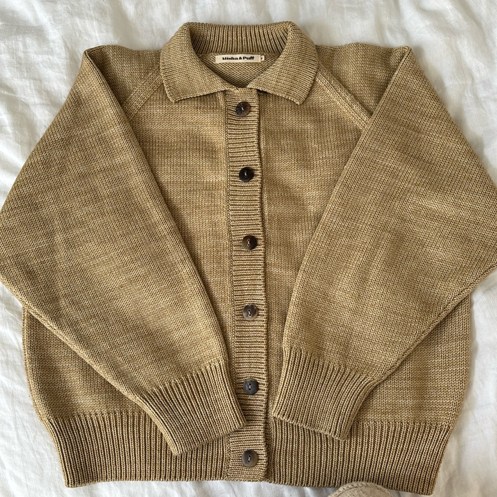 Misha & Puff Polo Cardigan, size Medium